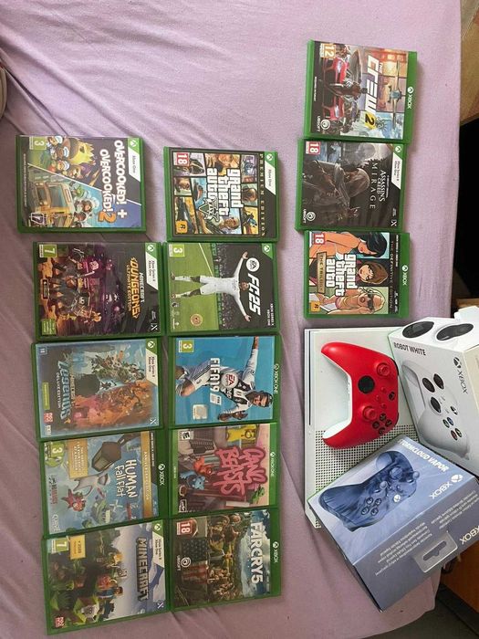 Vand Xbox One S pachet complet