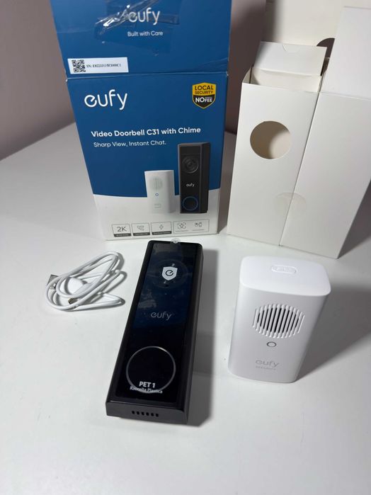 Sonerie video Eufy C31 WiFi 2K FHD