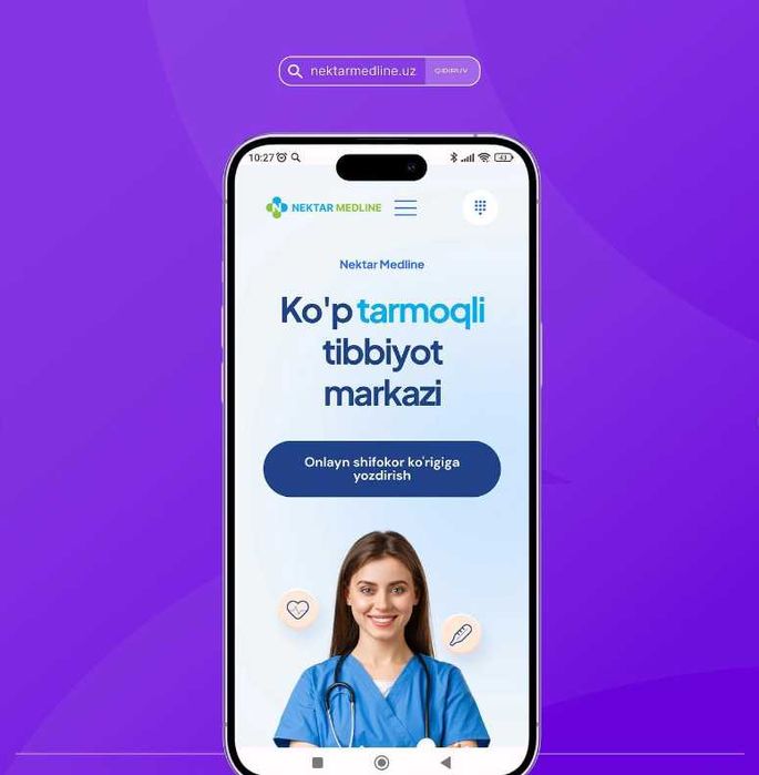 Web sayt yaratish xizmati | Barcha turdagi saytlar | Веб Сайт | SEO