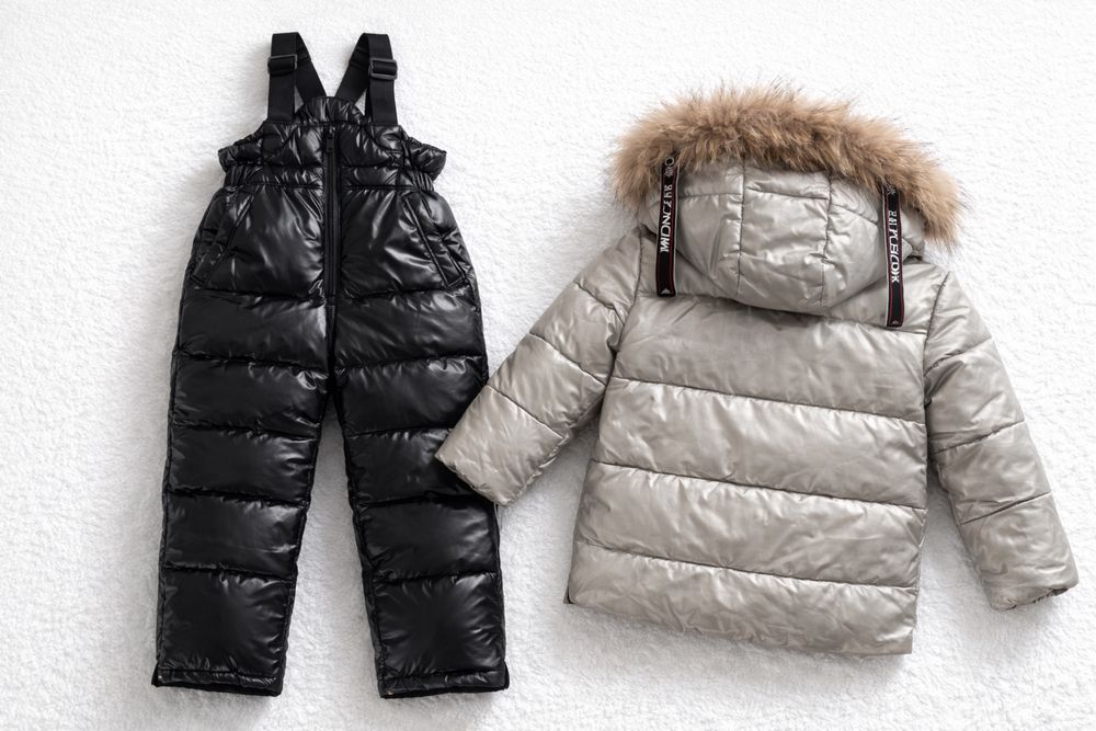 Зимний куртка с комбезом