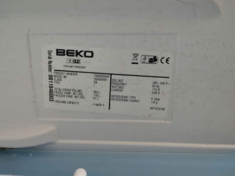 Хладилник с фризер Beko DSA 25080