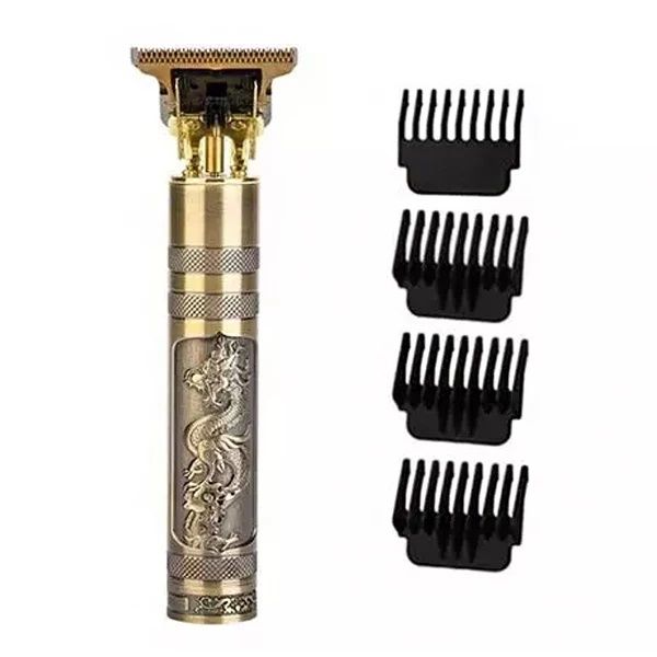 Mașină Tuns Ras Bărbierit Contur Barba Trimmer cu Acumulator