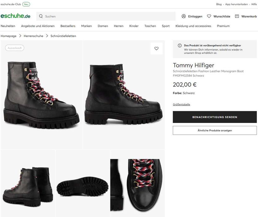 Tommy Hilfiger Monogram Boot - marimea 43