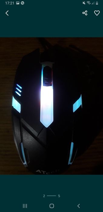 Игравая мышка гарантия 1 месяц