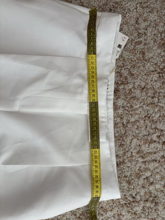 Pantaloni albi L Zara noi cu eticheta