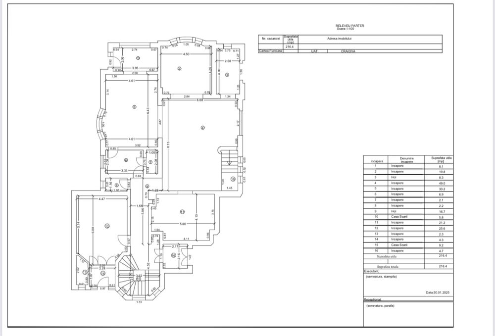 Cladire Spectaculoasa -  800 Mp Ultracentral - Parcare 15 Locuri