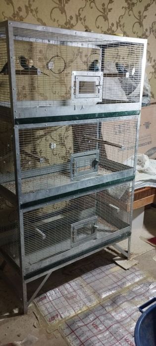 Клетка этажерка. 3 та бор