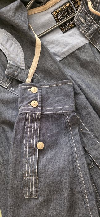 Рубашка джинсовая мужская.