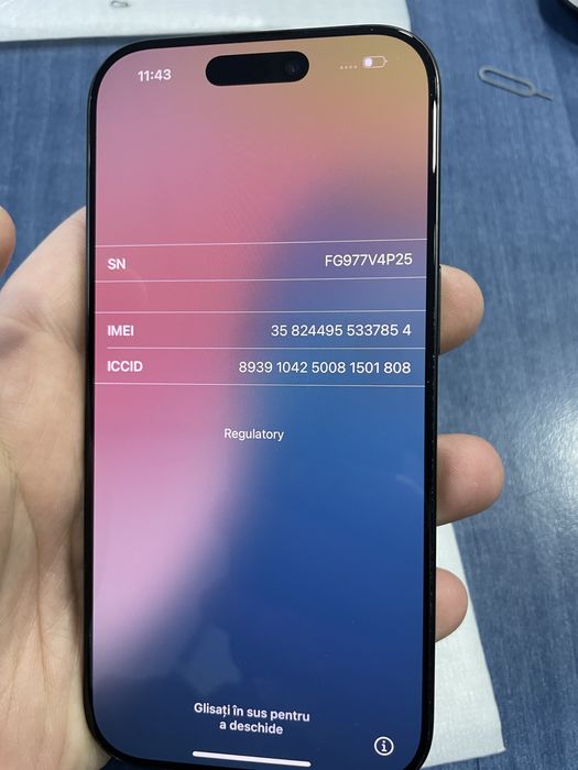 Lcd display carcasa spate baterie camere iphone 15 Pro