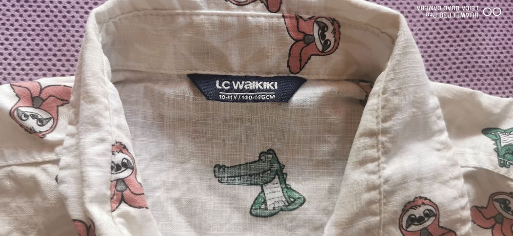 Ризи рипс, дънкова, с къс ръкав 10-11 години