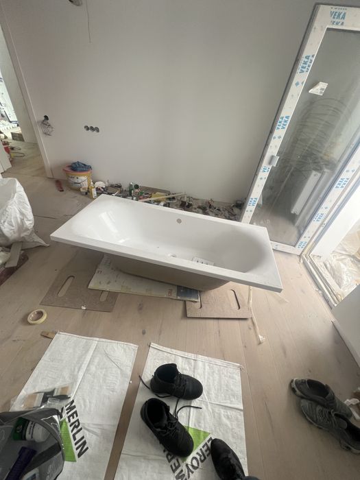 Cada de baie cersanit city 170 x 75 cu suport. Fara masca.