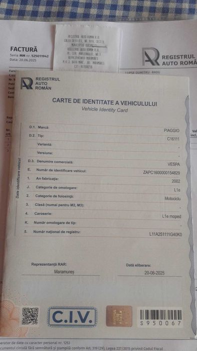 Scuter Piaggio Vespa ET2 RETRO 49cc