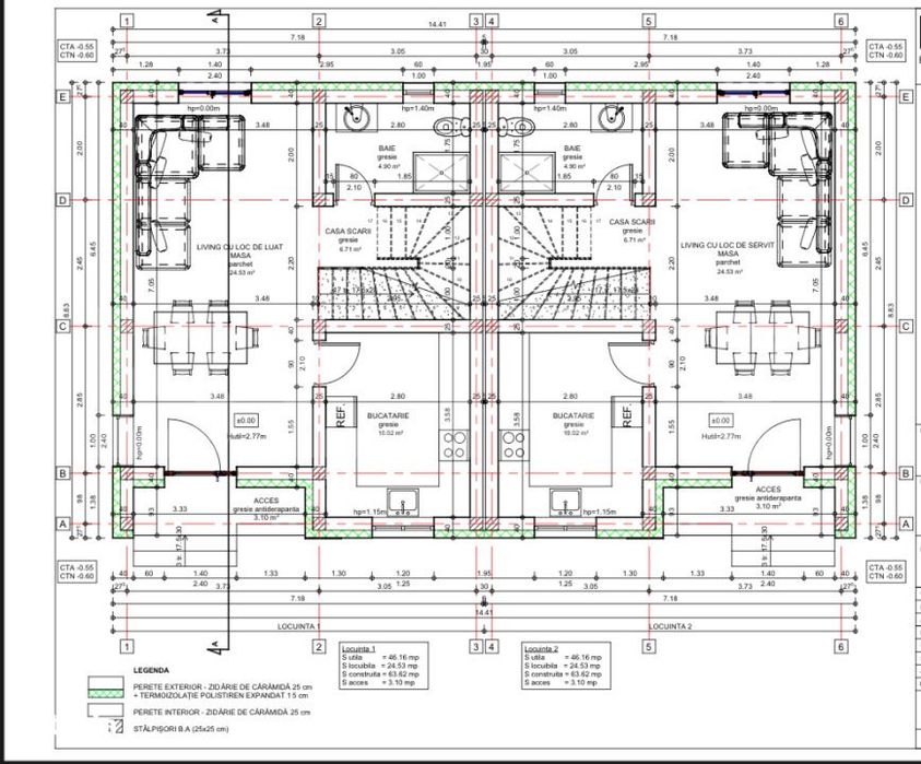 Duplex modern de 130 mp, 692 mp teren – Unirea