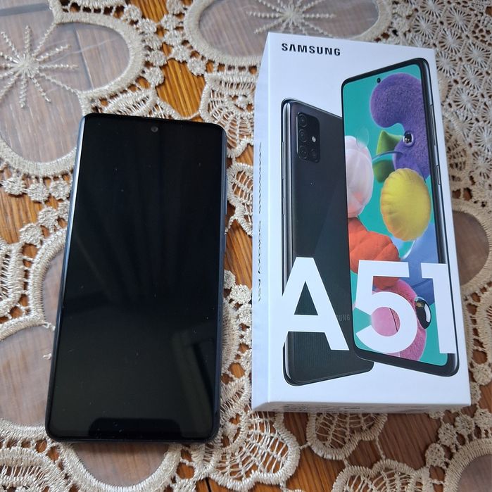 Телефон Samsung Galaxy  A 51 неразличим от нов,перфектен !