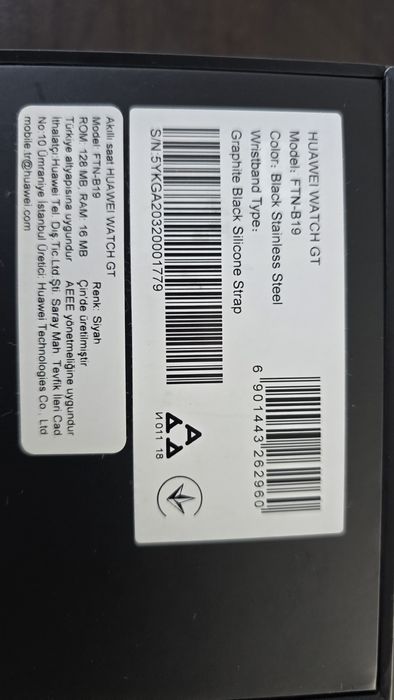 Smartwatch Huawei Watch GT 46mm - Pachet complet