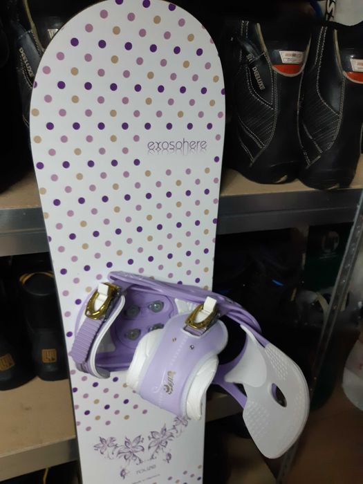 Placa snowboard 140 cm-145 cm cu legaturi dama/fete