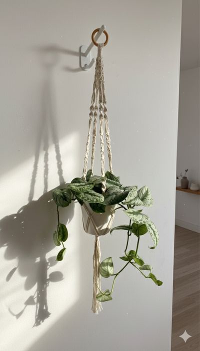 Продам подвес для цветов макраме