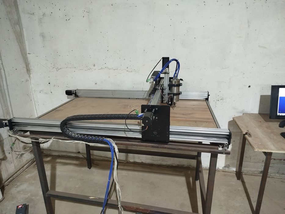 Станок ЧПУ+лазер+компьютер