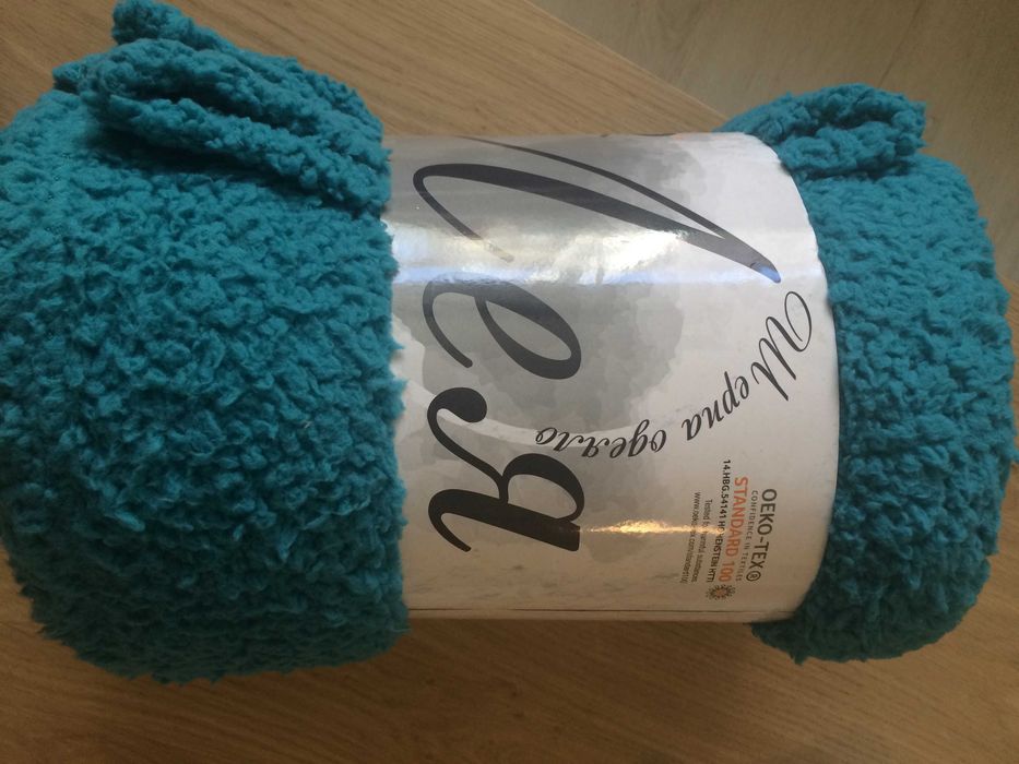 Шерпа одеало Леа 140/200 см. с интересен цвят.