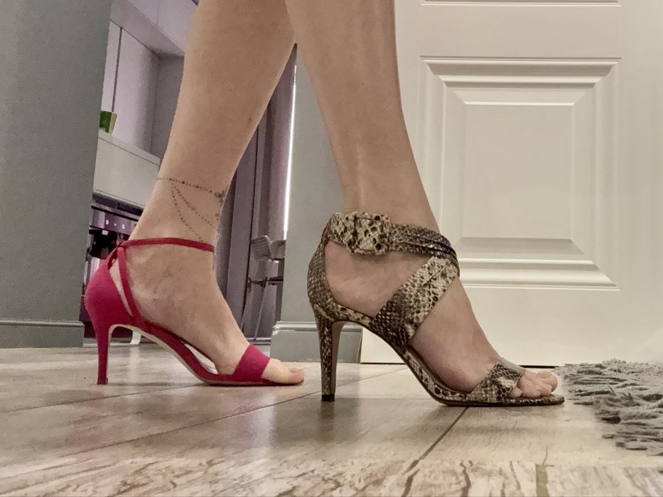 Босоножки Vince Camuto леопардовые