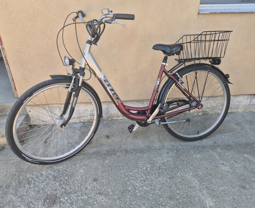 Bicicletă City BBF Premium – Cadru Aluminiu, Dublă Suspensie, Import Germania
Descriere:
