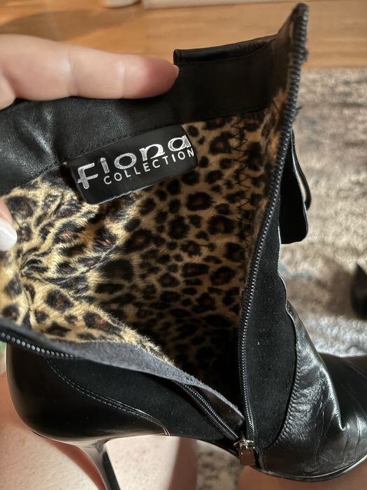 Ghete dama, piele naturala