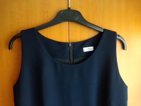 Rochie bleumarin, model clasic, marime 40