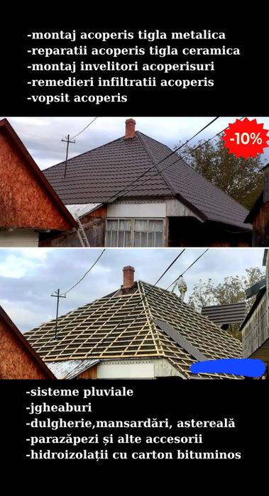 Acoperisuri si reparații de urgenta