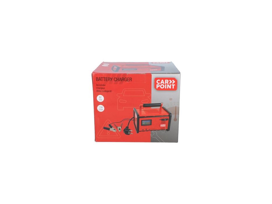 Incarcator acumulator auto Carpoint 6V-12V, redresor cu incarcare rapida 5.6A si mentenanta baterie, pentru acumulatori plumb si gel 7-180Ah