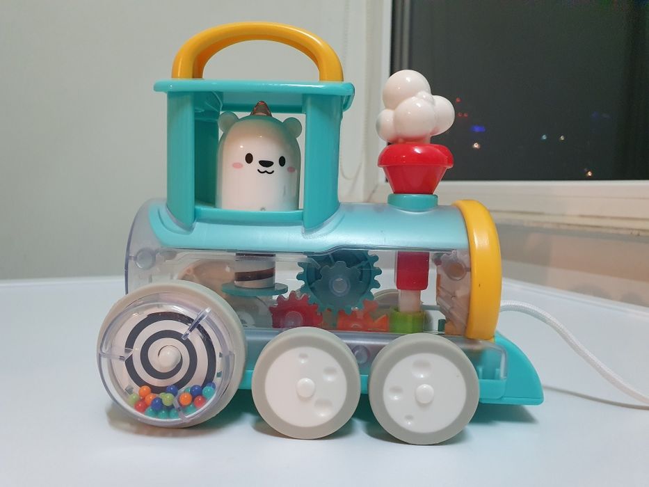 Hola - Locomotiva de jucărie - angrenaj cu roți dințate