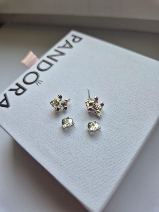 Cercei Stitch din argint  cu stanta S925 ALE