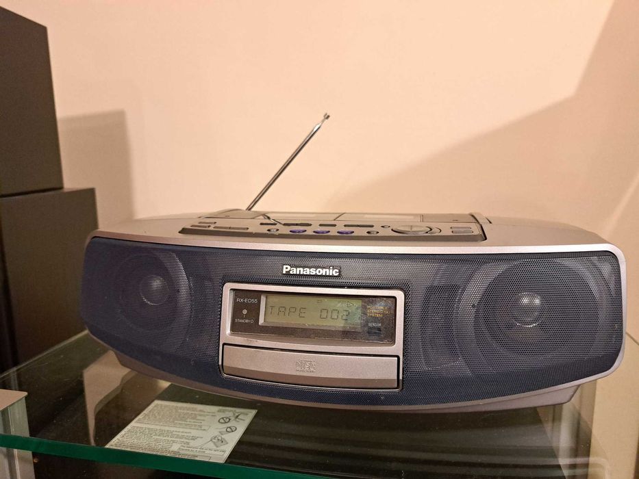 Radio casetofon cu cd, boombox Panasonic RX-ED55