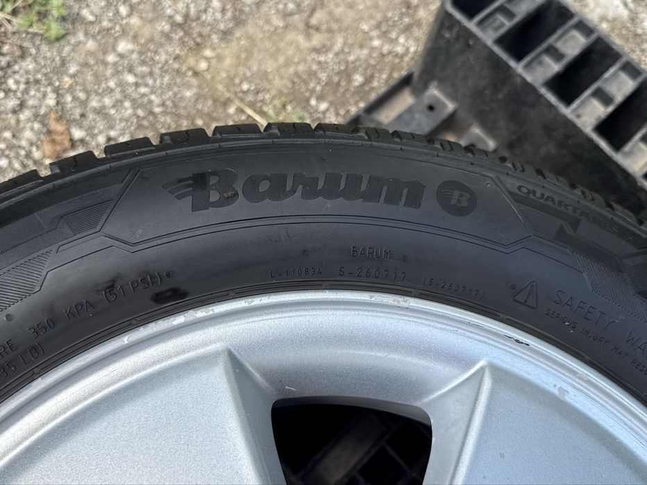 2бр.НОВИ Резервни гуми+АЛУМИНИЕВИ ДЖАНТИ 15" 4x100-Opel,Chevrolet,Fiat