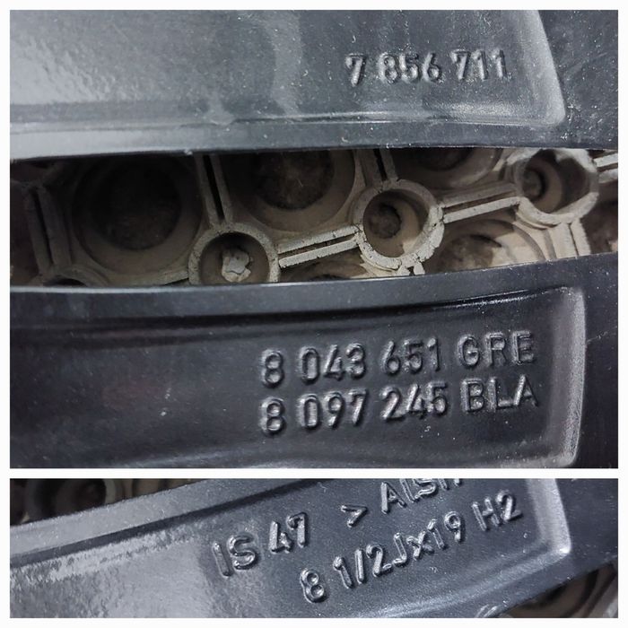 set jante 19 originala bmw 3 f30 f31 f36 m style 704 8j et36 8,5j et4