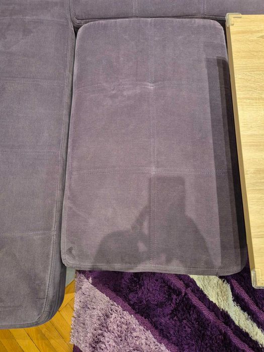 Ъглов диван Мелани 310x190 ЛЯВ/Функция сън/Табуретка с ракла