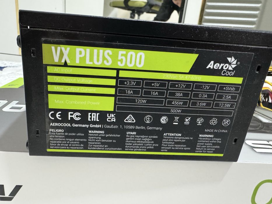 Aerocool vx plus 500w