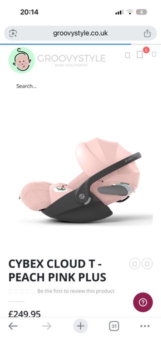 Cybex cloud T I size