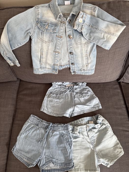 Детско дънково яке за момиче