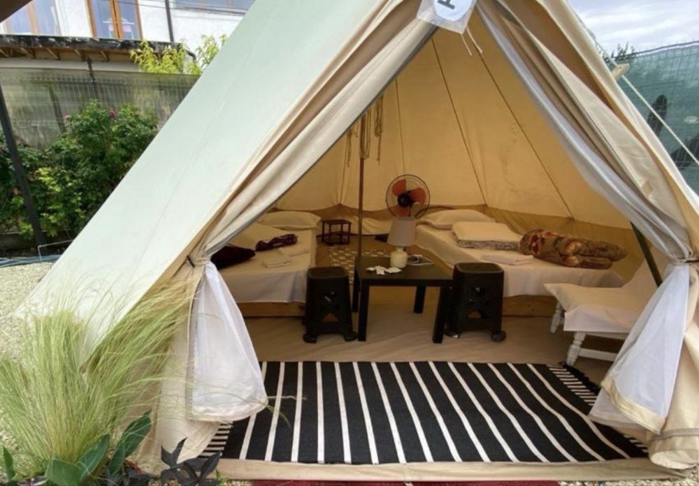 Cort de glamping MOBILAT belltent canvas