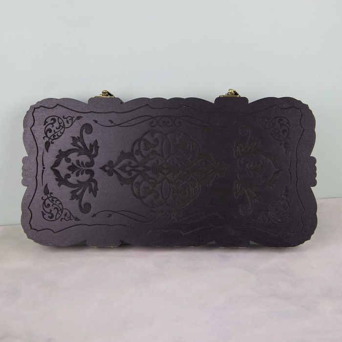 Нарды деревянные малые резные черные