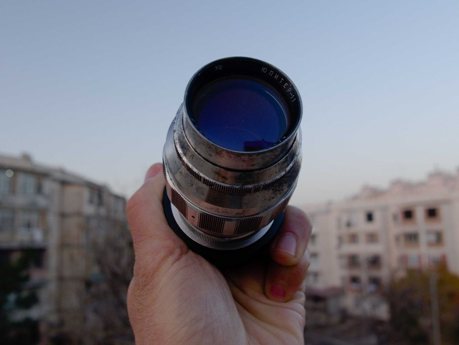 Юпитер-11 (135/4) + адаптер fujifilm x
