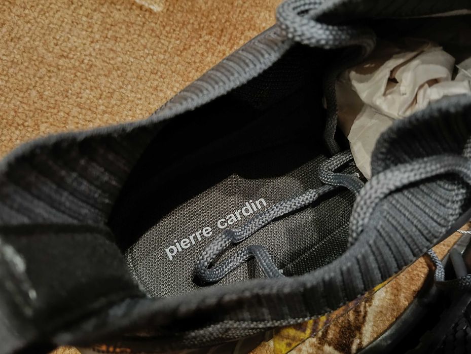 Чисто нови летни Мъжки маратонки Pierre Cardin Сиви, Текстилни, Леки