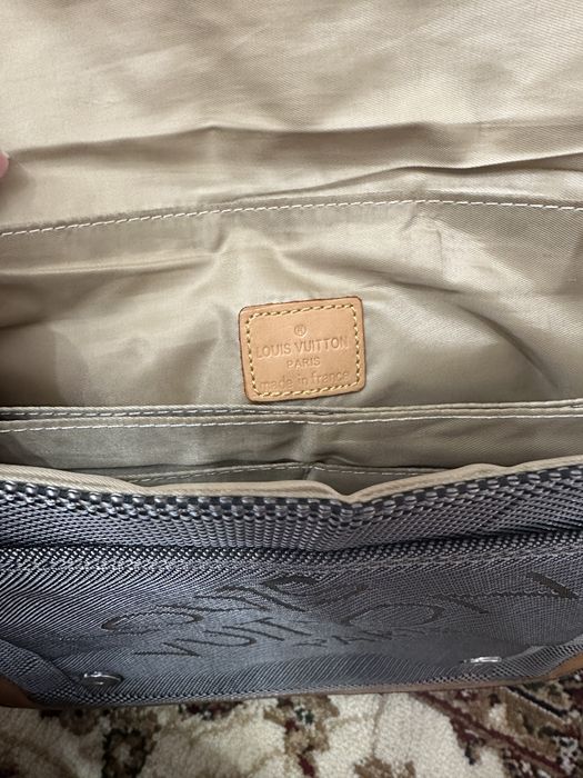 Louis Vuitton, сумка из текстиля и кожи