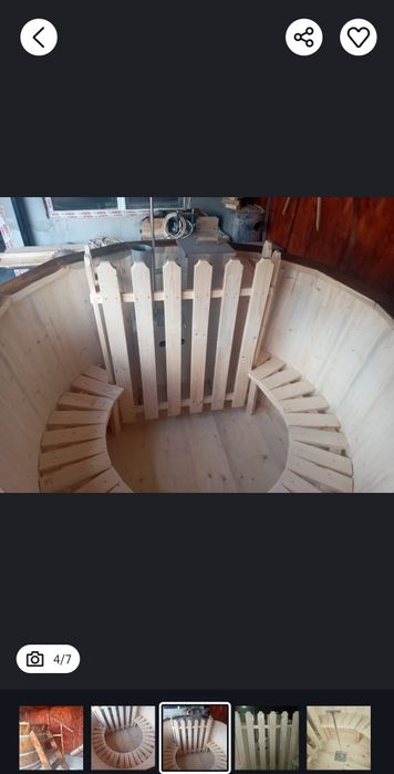 Ciubăr din lemn masiv