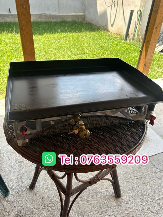 Plită/gratar profesional pe gaz