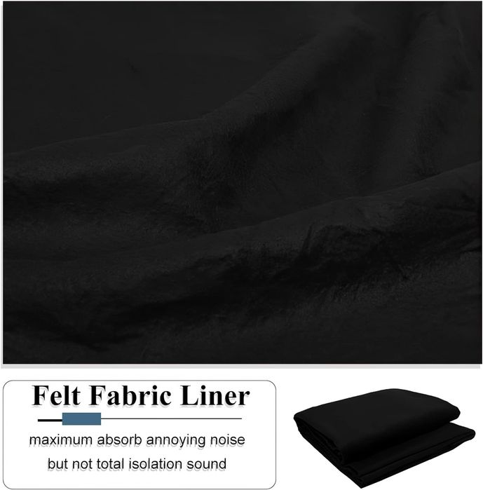 Комплект 2бр трислойни завеси с халки, 100% затъмняващи, шумоизолиращи