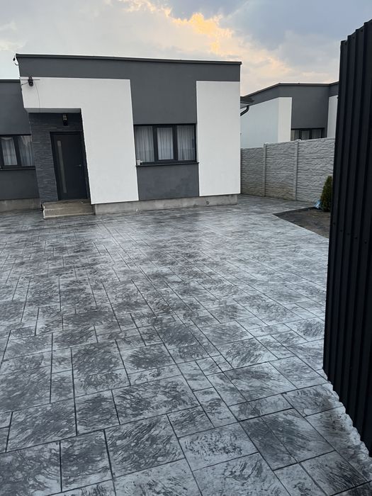 Beton amprentat si vertical