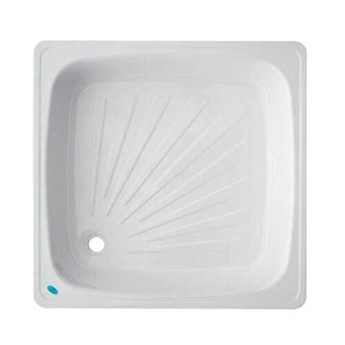 Поддон душевой стальной эмалированный 80*80