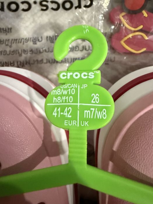 Продам розовые кроксы