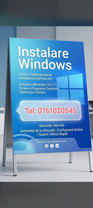 Instari Windows 10 sau 1 1
